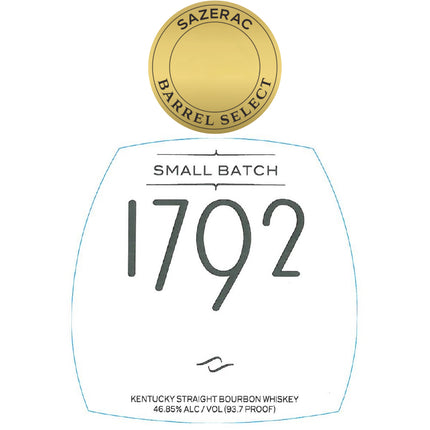 1792 Small Batch Bourbon Sazerac Barrel Select - Barbank