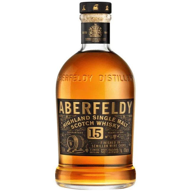 Aberfeldy 15 Year Old Whisky Cadillac White Wine Cask Finish