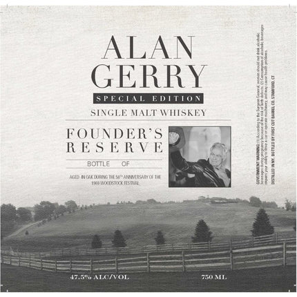 Alan Gerry Founder’s Reserve Single Malt whiskey - Barbank