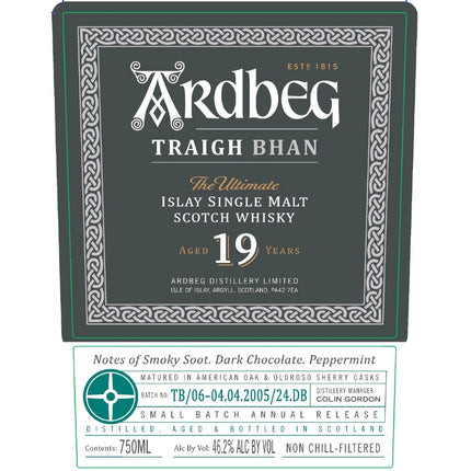 Ardbeg Traigh Bhan 19 Year Old Batch 6 - Barbank