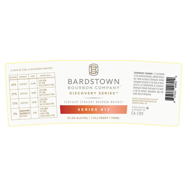 Bardstown Bourbon Company Discovery Series #12 - Barbank