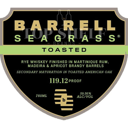 Barrel Seagrass Toasted Rye Whiskey - Barbank