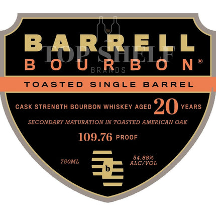 Barrell Bourbon 20 Year Old Toasted Single Barrel Bourbon - Barbank