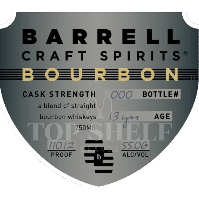 Barrell Craft Spirits Cask Strength 13 Year Old Bourbon - Barbank