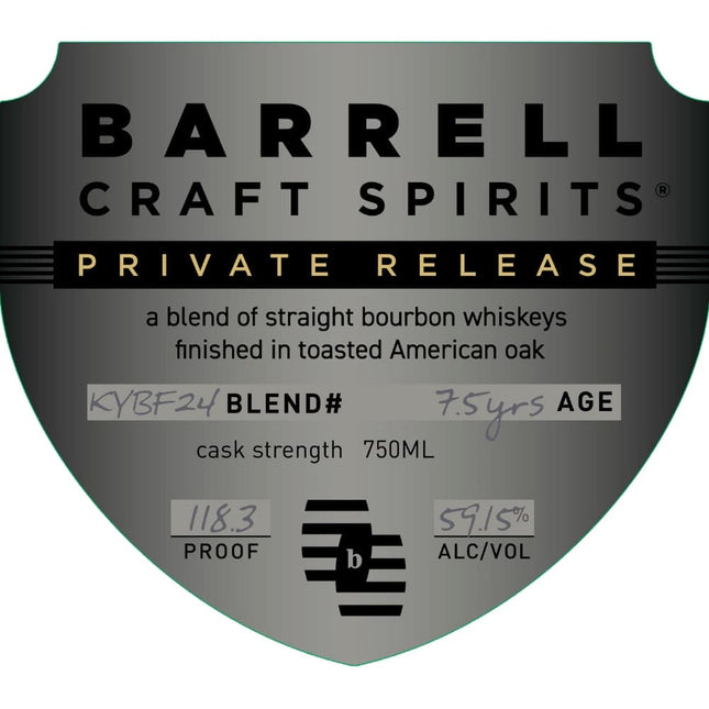 Barrell Craft Spirits Private Release KYBF24 Blend - Barbank