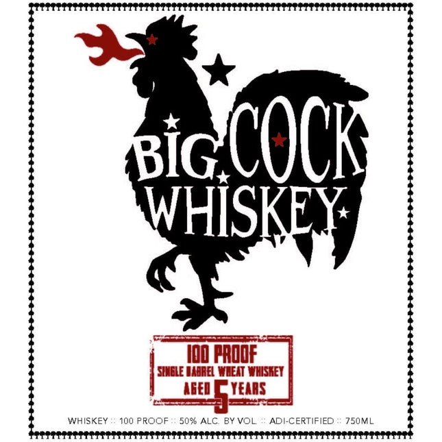 Big Cock Single Barrel Wheat Whiskey - Barbank
