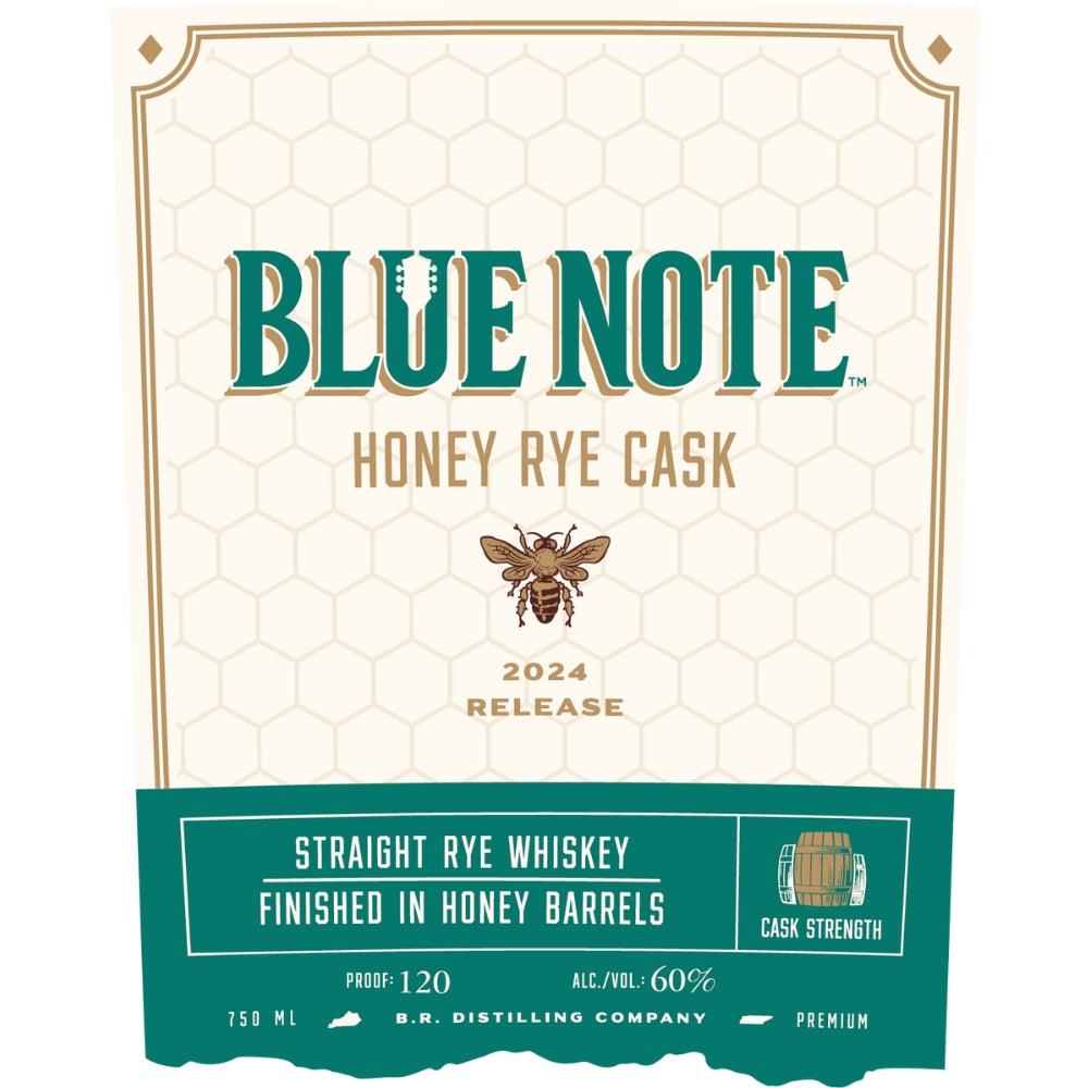 Blue Note Honey Cask Rye 2024 Release