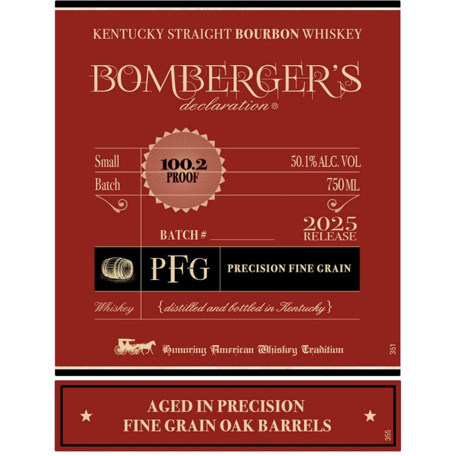 Bomberger’s Declaration Precision Fine Grain Bourbon - Barbank