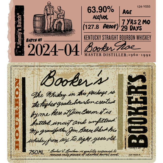 Booker's Bourbon Jimmy's Batch 2024-04 - Barbank