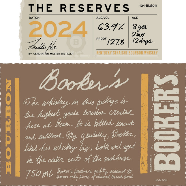 Booker’s Bourbon The Reserves 2024 Batch - Barbank