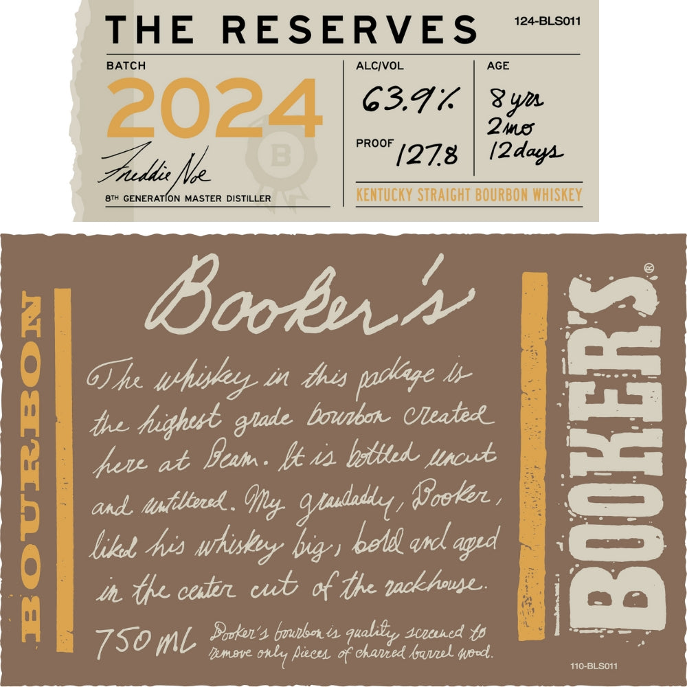 Booker’s Bourbon The Reserves 2024 Batch
