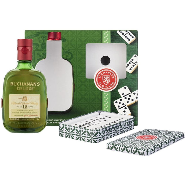 Buchanans 12 Deluxe W/Dominoes Set - Barbank
