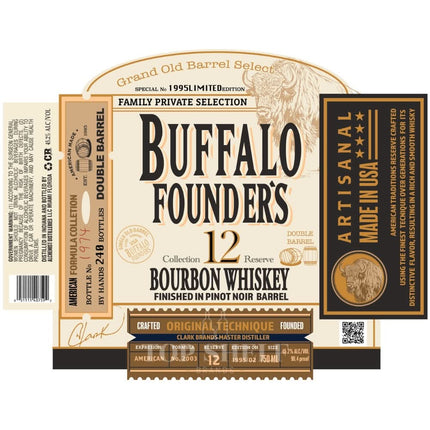 Buffalo Founders Collection 12 Reserve Bourbon