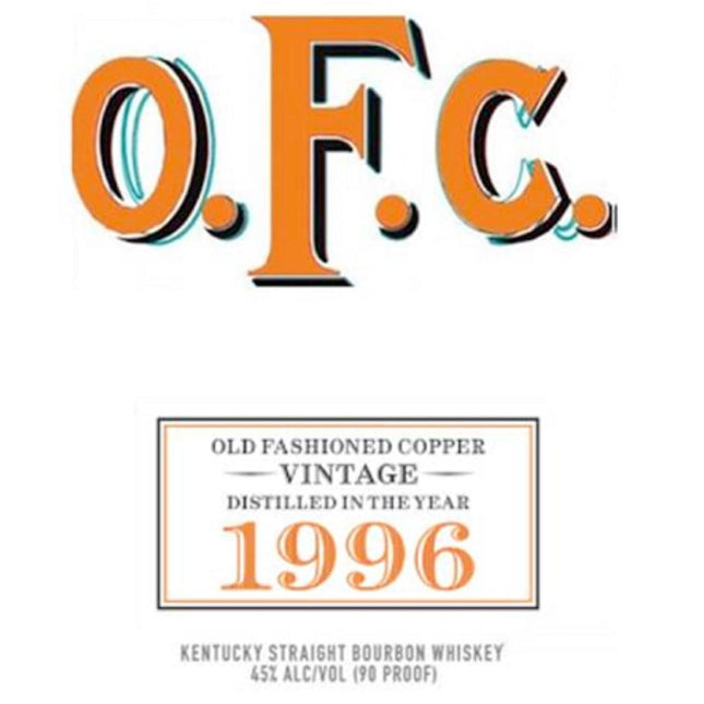 Buffalo Trace O.F.C. Vintage 1996 Straight Bourbon - Barbank