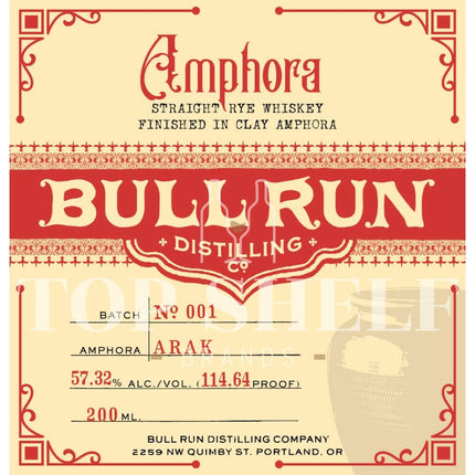 Bull Run Rye Finished in Clay Amphora - Barbank