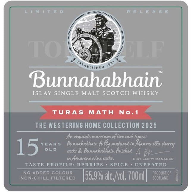 Bunnahabhain Turas Math No. 1 - Barbank