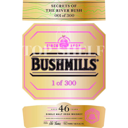 Bushmills 46 Year Old Secrets of the River Bush - Barbank