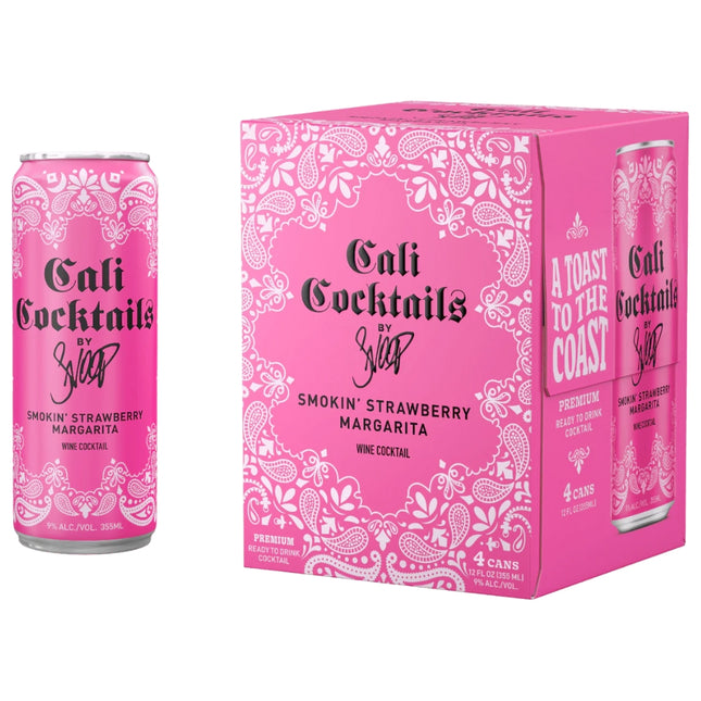 Cali Cocktails By Snoop Smokin’ Strawberry Margarita 4pk - Barbank