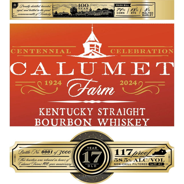 Calumet Farm 100th Anniversary 17 Year Old Bourbon - Barbank