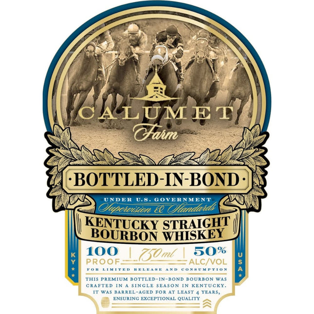 Calumet Farm Bottled in Bond Kentucky Straight Bourbon - Barbank