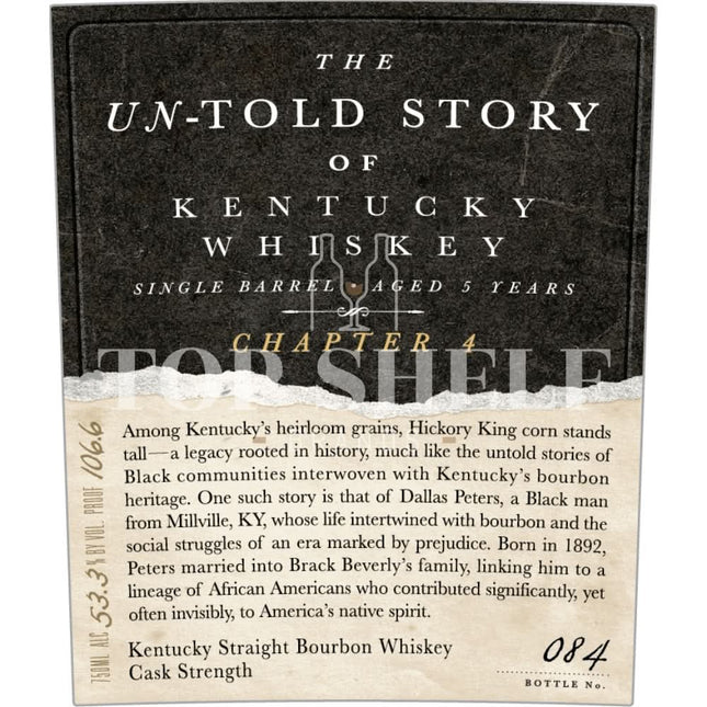 Castle & Key The Untold Story of Kentucky Whiskey Chapter 4 - Barbank