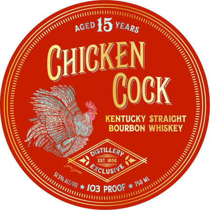 Chicken Cock Distillery Exclusive 15 Year Old Straight Bourbon - Barbank