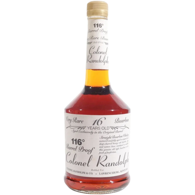 Colonel Randolph 16 Year Old Single Barrel Bourbon - Barbank