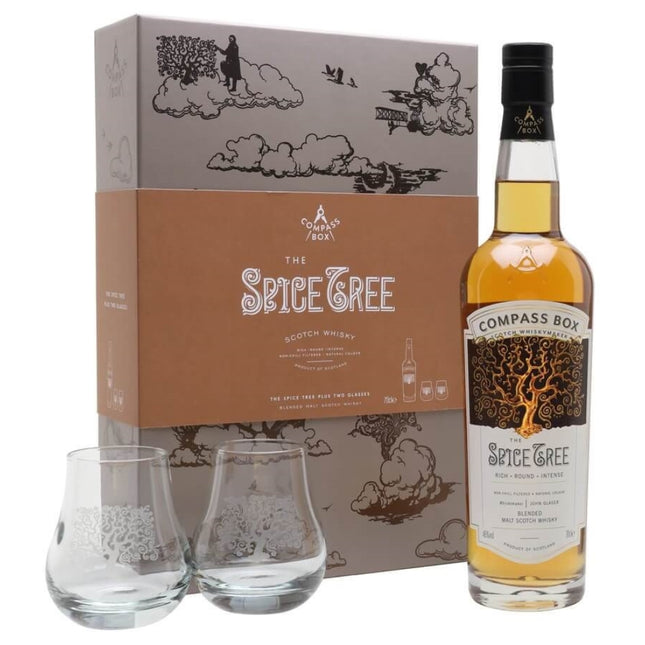 Compass Box The Spice Tree 2 Glass Gift Set - Barbank