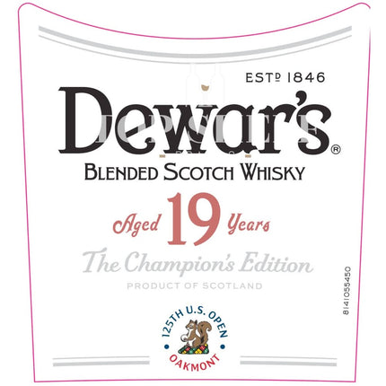 Dewar's 19 Year Old The Champion's Edition 2025 - Barbank