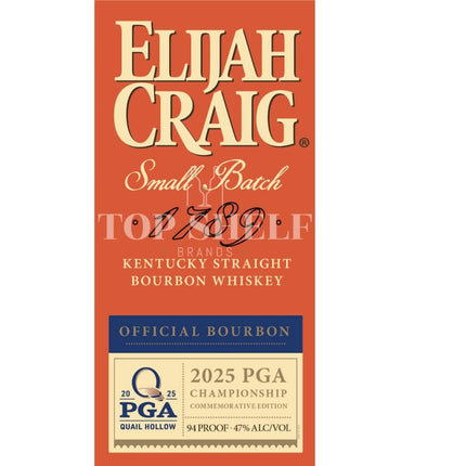 Elijah Craig 2025 PGA Championship Commemorative Edition