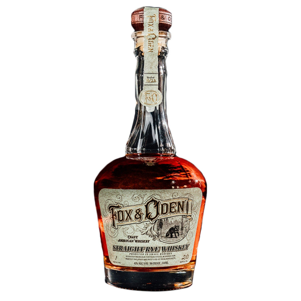 Fox & Oden Straight Rye Whiskey