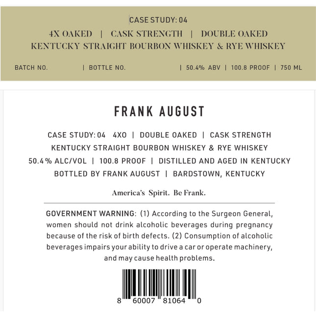 Frank August Case Study: 04 - Barbank