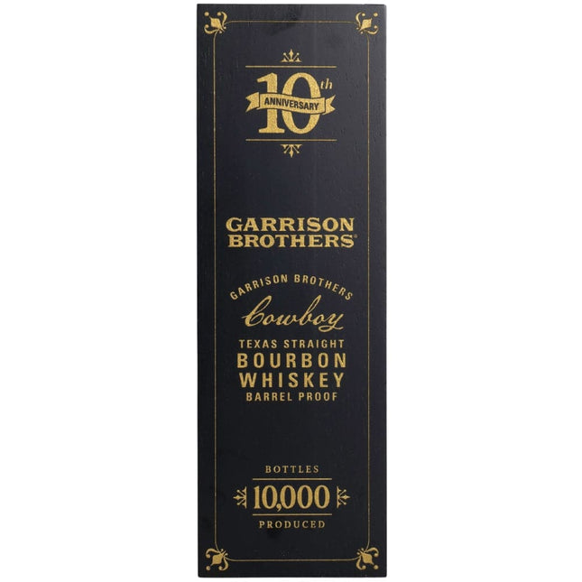Garrison Brothers 10th Anniversary Edition Cowboy Bourbon - Barbank