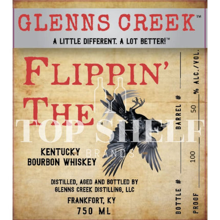 Glenns Creek Flippin’ The Bird Bourbon - Barbank