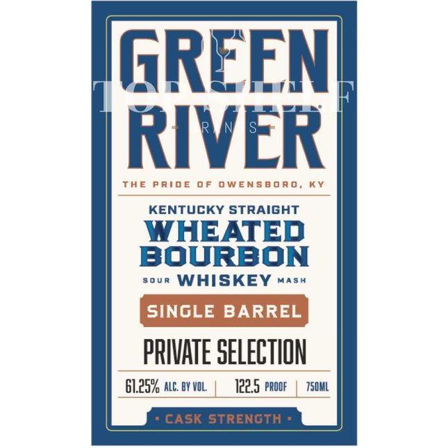 Green River Single Barrel Wheated Bourbon - Barbank