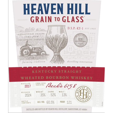 Heaven Hill Grain to Glass Straight Wheated Bourbon - Barbank