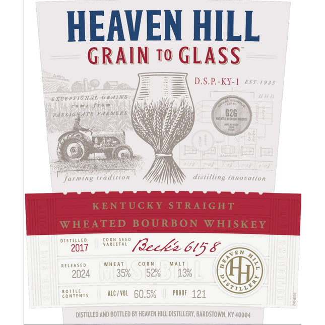 Heaven Hill Grain to Glass Straight Wheated Bourbon - Barbank