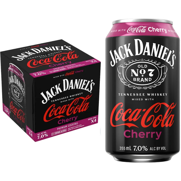 Jack Daniel's Coca-Cola Cherry RTD Cocktail – Barbank