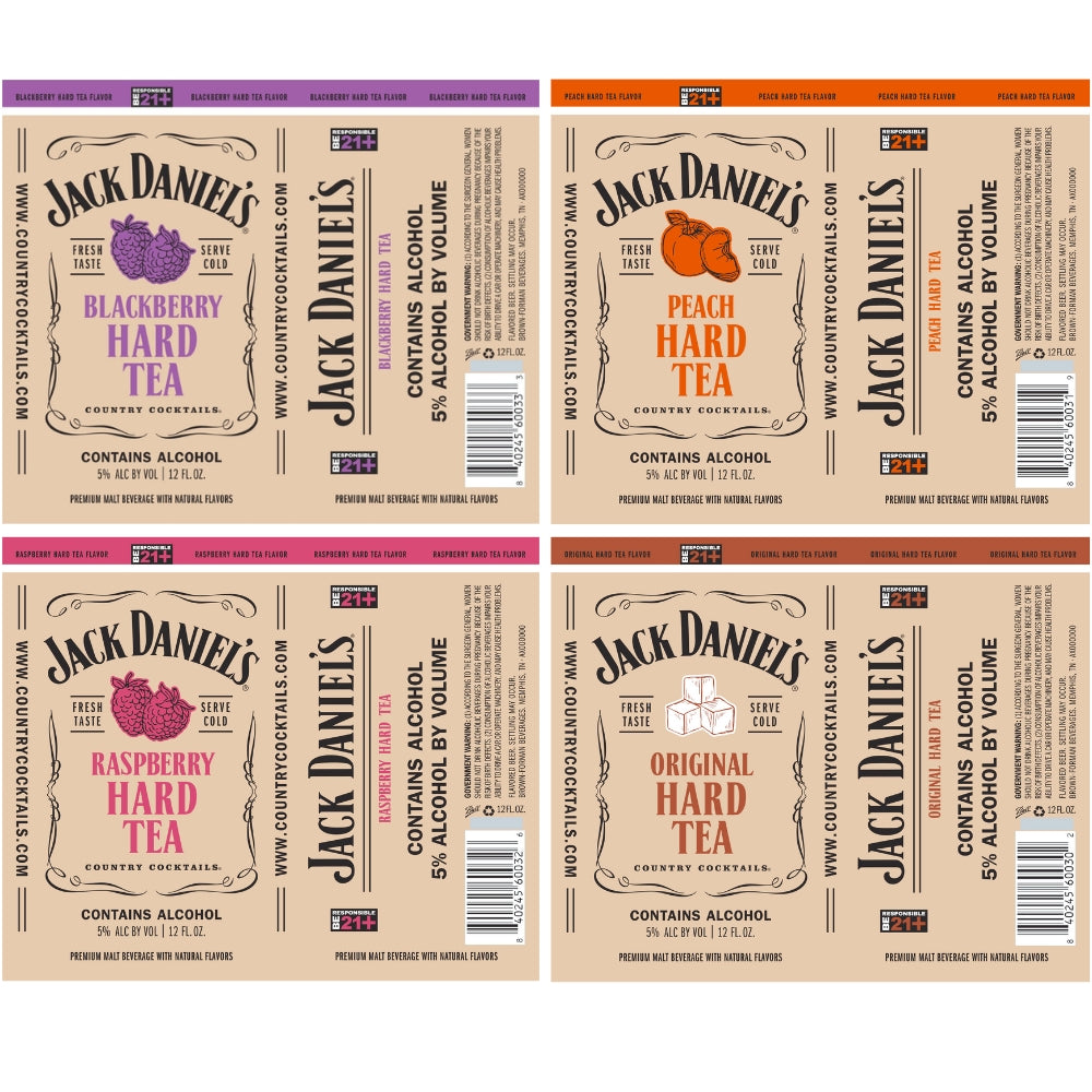 Jack Daniel’s Country Cocktails Hard Tea Variety 12pk – Barbank