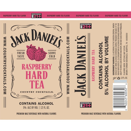 Jack Daniel’s Country Cocktails Raspberry Hard Tea - Barbank