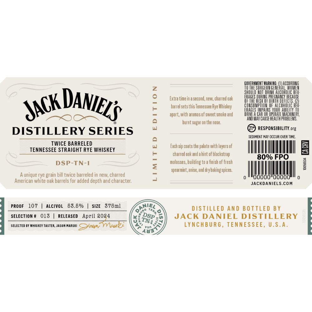 Jack Daniel’s Distillery Series No. 13