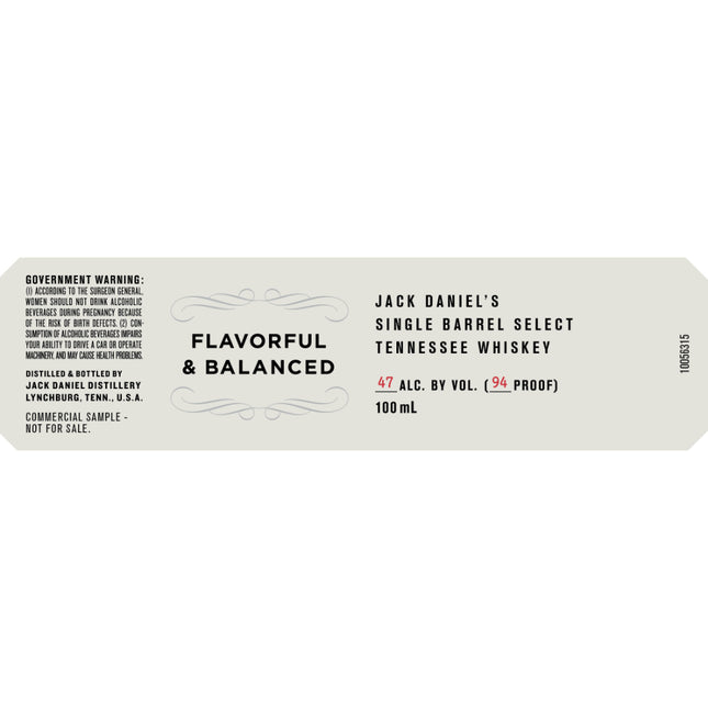 Jack Daniel’s Flavorful & Balanced Single Barrel Select - Barbank