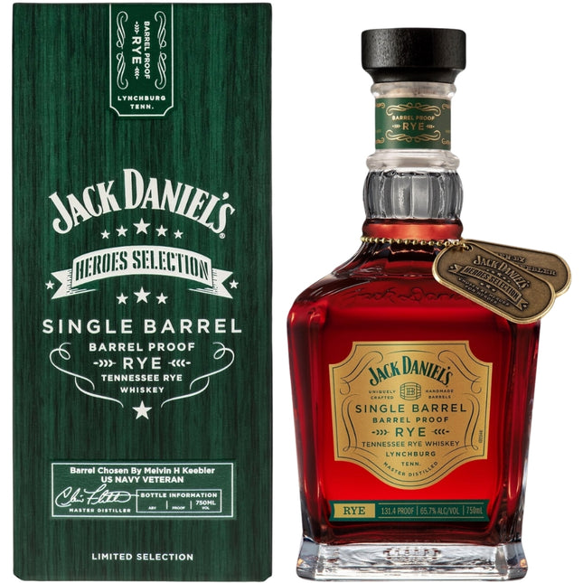 Jack Daniel's Heroes Selection Single Barrel Rye 2024 Release - Barbank