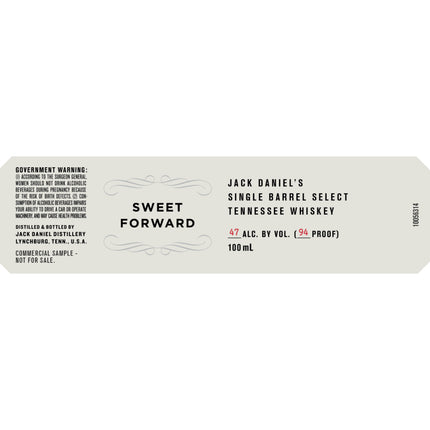 Jack Daniel’s Sweet Forward Single Barrel Select - Barbank