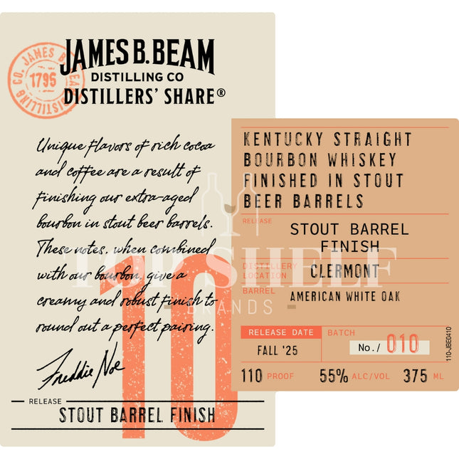 James B. Beam Distillers’ Share No. 10 Stout Barrel Finish - Barbank