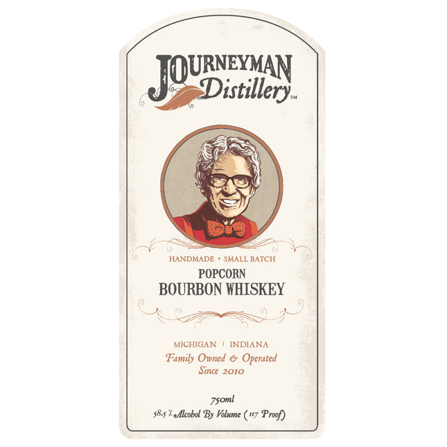 Journeyman Distillery Orville Redenbacher’s Popcorn Bourbon - Barbank