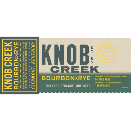 Knob Creek Bourbon X Rye Blended Whiskey - Barbank