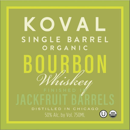 Koval Organic Bourbon Finished in Jackfruit Barrels - Barbank