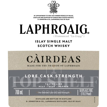 Laphroaig Càirdeas 2024 Lore Cask Strength