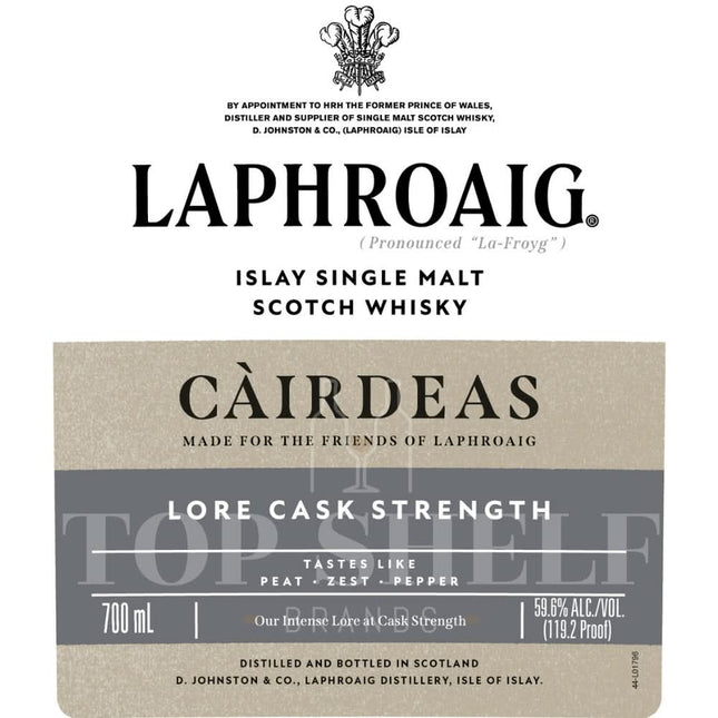 Laphroaig Càirdeas 2024 Lore Cask Strength - Barbank